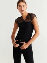 Load image into Gallery viewer, Lace Contrast Top
